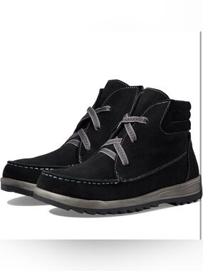 David Tate Sidra Casual Oxford Boot Black Suede Lace Up Ankle Boot Size: 11